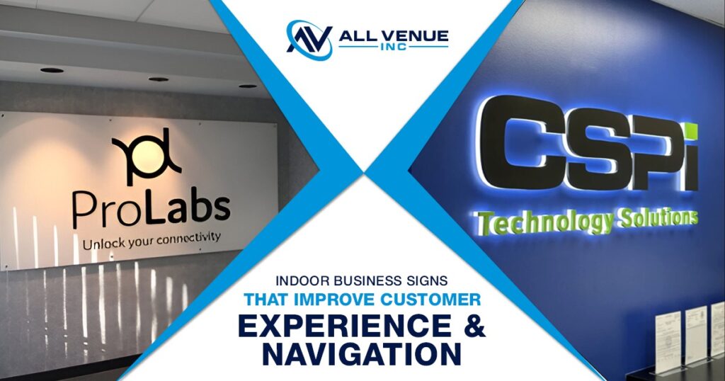 Indoor Business Signs That Improve Customer Experience and Navigation